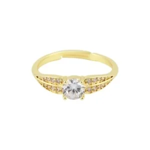 Panlandwoo - Cincin Rhodium Wanita Sabrina Adjustable