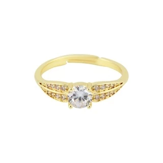 Panlandwoo - Cincin Rhodium Wanita Sabrina Adjustable