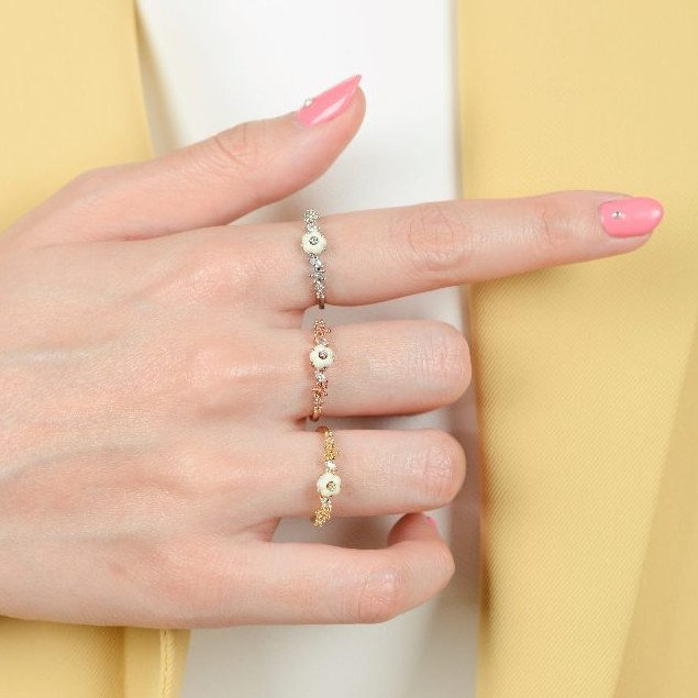 Panlandwoo - Cincin Rhodium Wanita Melly - Gambar 3