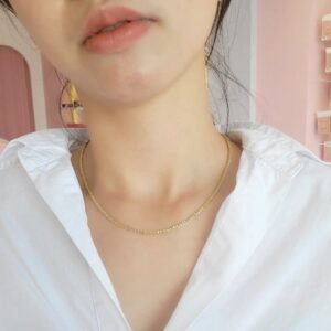 Alternative view of Panlandwoo - Kalung Choker Stainless Wanita Shining Adjustable
