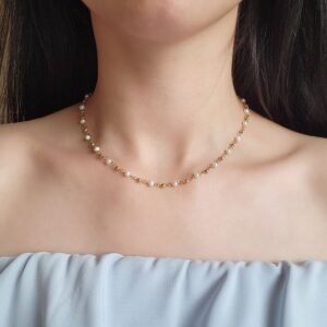 Alternative view of Panlandwoo - Kalung Choker Stainless Wanita Eva Adjustable