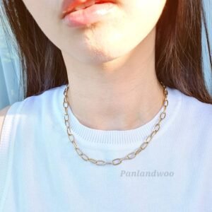 Alternative view of Panlandwoo - Kalung Choker Titanium Wanita Solo
