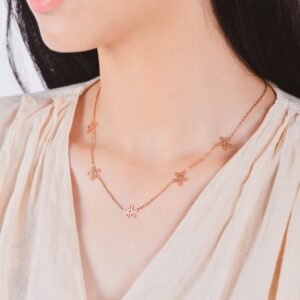Alternative view of Panlandwoo - Kalung Titanium Wanita Fleur Adjustable