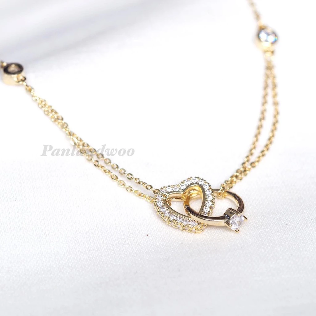 Panlandwoo - Kalung Rhodium Wanita Marry Me Adjustable