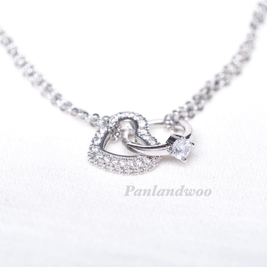 Panlandwoo - Kalung Rhodium Wanita Marry Me Adjustable - Gambar 3