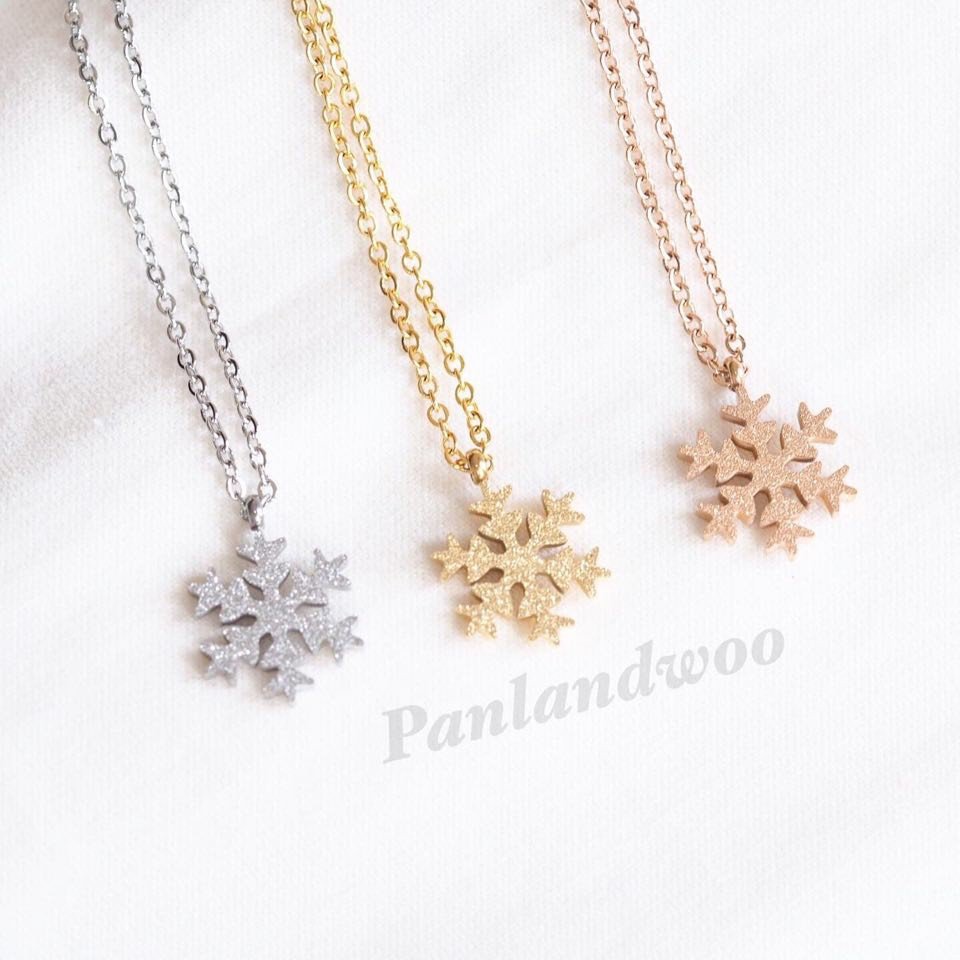 Panlandwoo - Kalung Titanium Wanita Winter Adjustable - Gambar 3
