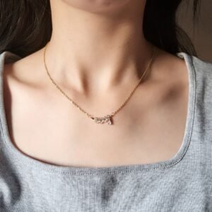 Alternative view of Panlandwoo - Kalung Stainless Wanita Olive Adjustable