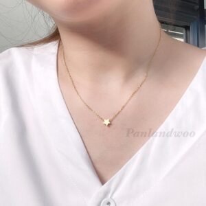 Alternative view of Panlandwoo - Kalung Titanium Wanita Mini Star