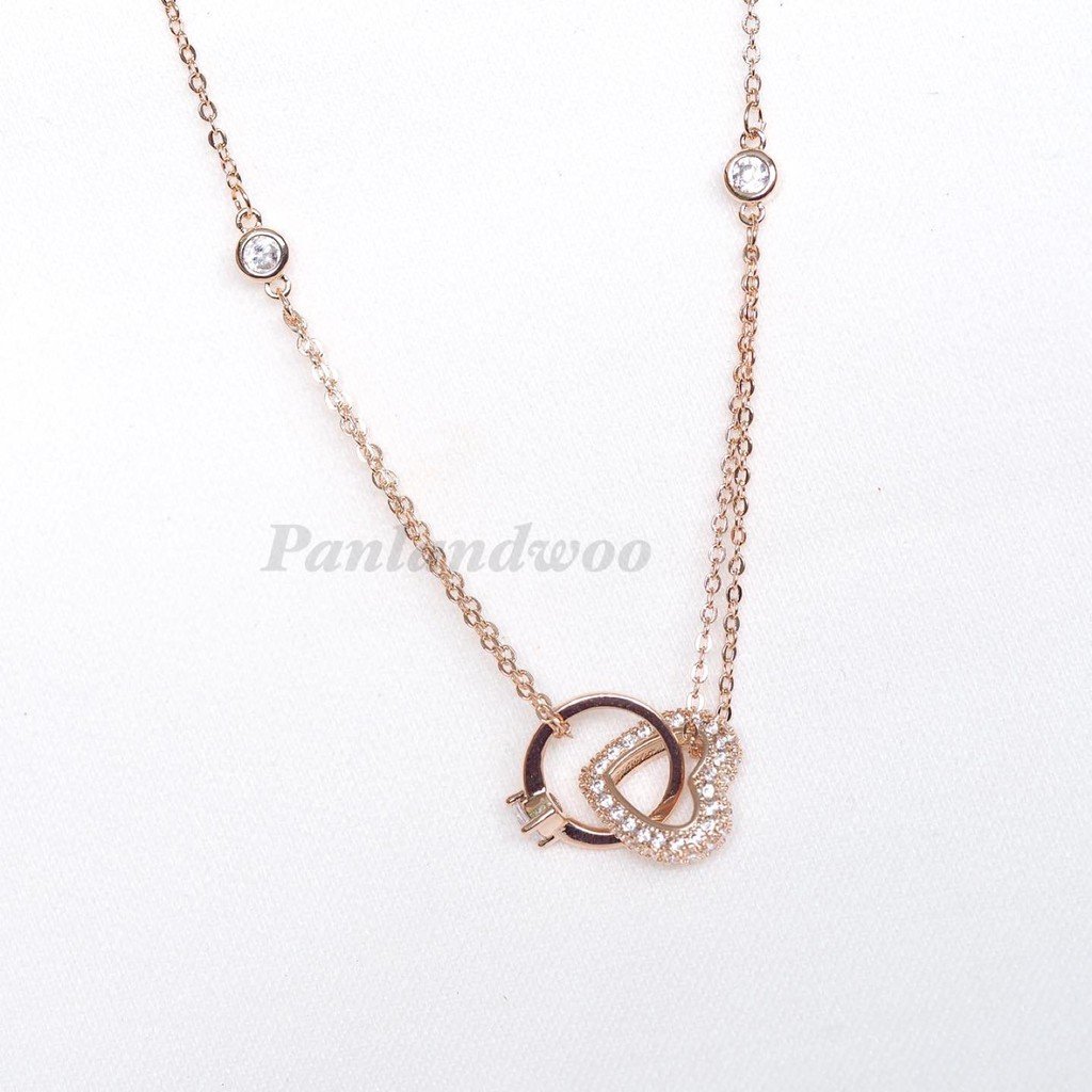 Panlandwoo - Kalung Rhodium Wanita Marry Me Adjustable - Gambar 2