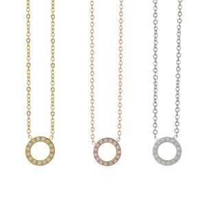 Alternative view of Panlandwoo - Kalung Stainless Wanita Follow Adjustable