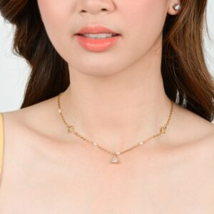 Alternative view of Panlandwoo - Kalung Titanium Wanita Jensen Adjustable