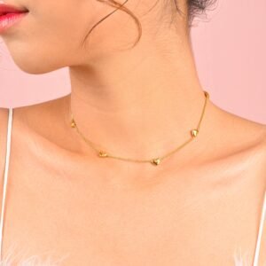 Alternative view of Panlandwoo - Kalung Stainless Wanita Riana Adjustable