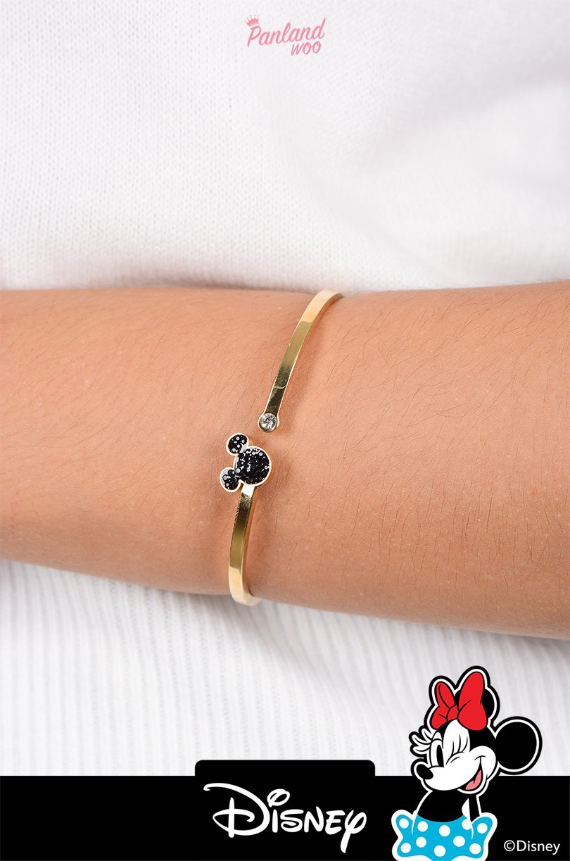 Panlandwoo - Mickey & Minnie Mouse Collection – Gelang Bangle Titanium Wanita Merritt - Gambar 3