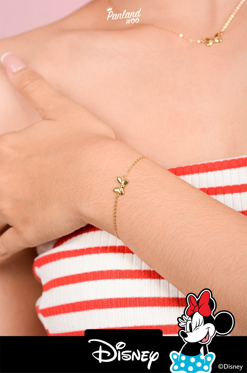 Panlandwoo - Mickey & Minnie Mouse Collection - Gelang Tangan Titanium Wanita Elida Adjustable - Gambar 8