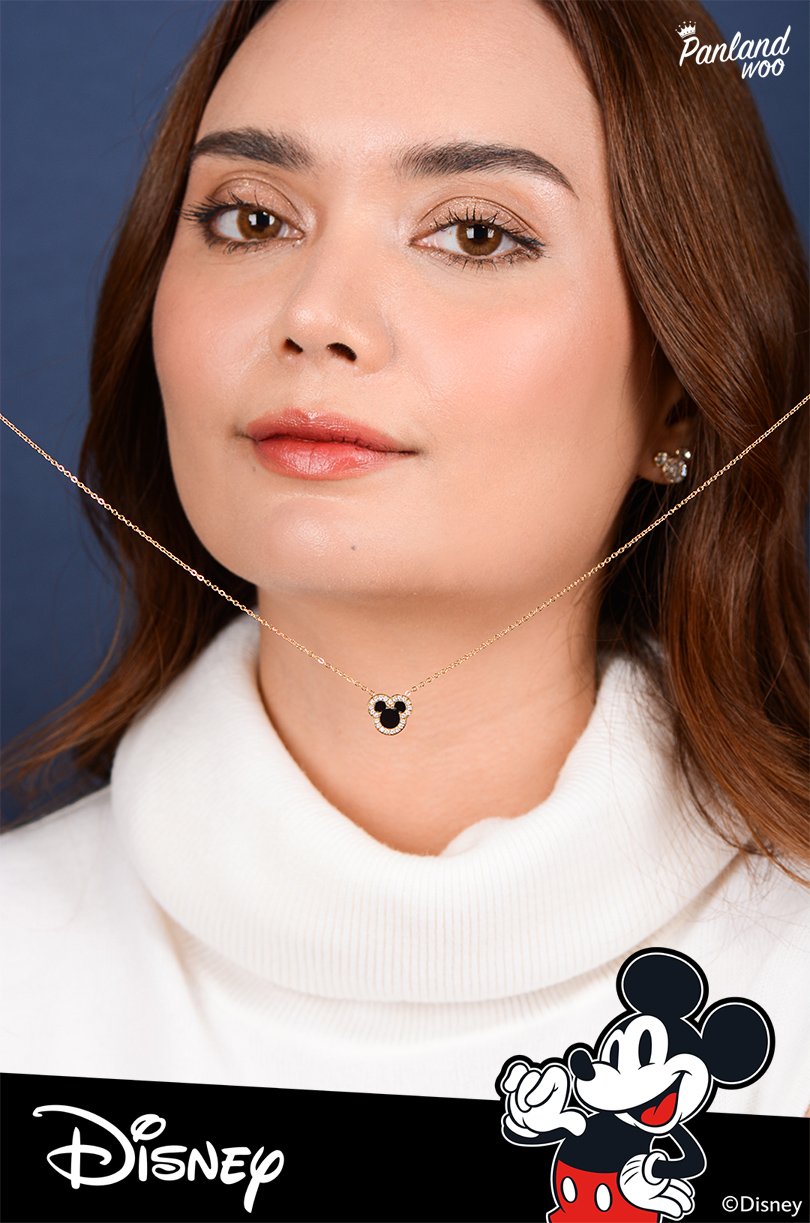 Panlandwoo - Mickey & Minnie Mouse Collection - Kalung Titanium Wanita All Night Sky Adjustable - Gambar 8