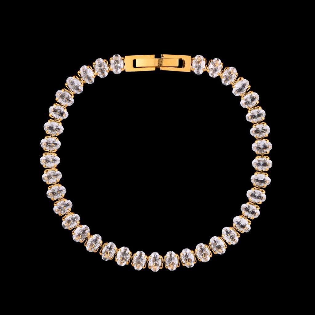 Panlandwoo - Gelang Tangan Stainless Wanita Raven - Gambar 3