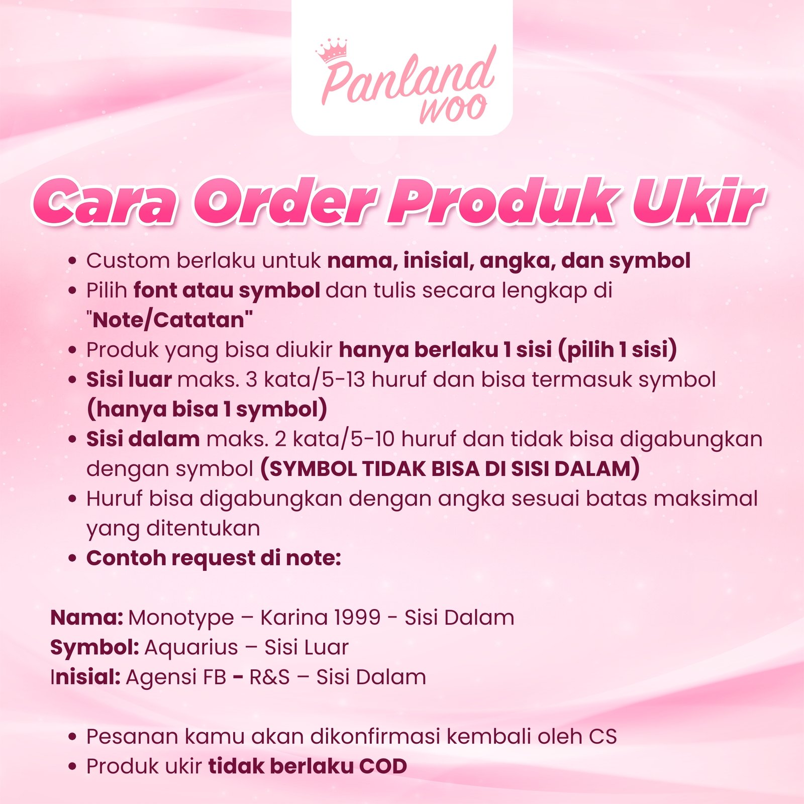 Panlandwoo - Gelang Bangle Titanium Wanita Lock Me - Gambar 4