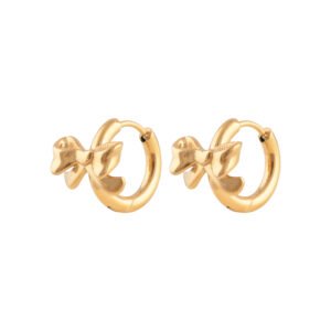 Panlandwoo - Anting Hoop Titanium Wanita Haiku