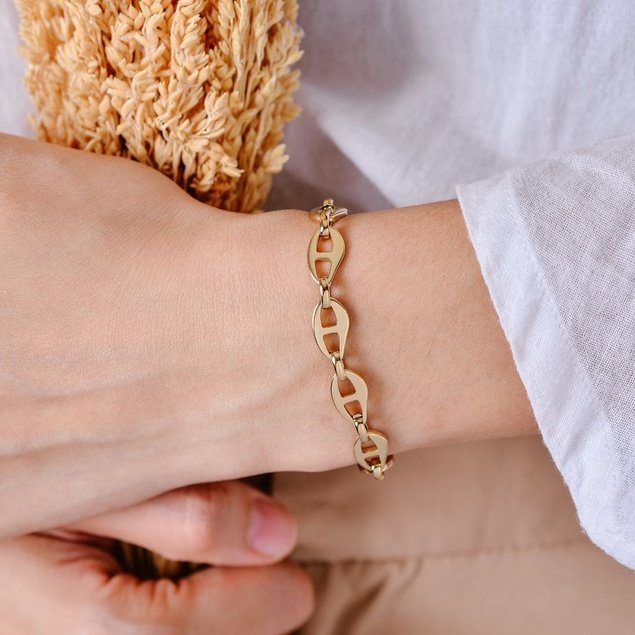 Panlandwoo - Gelang Tangan Stainless Wanita Rox Adjustable - Gambar 2