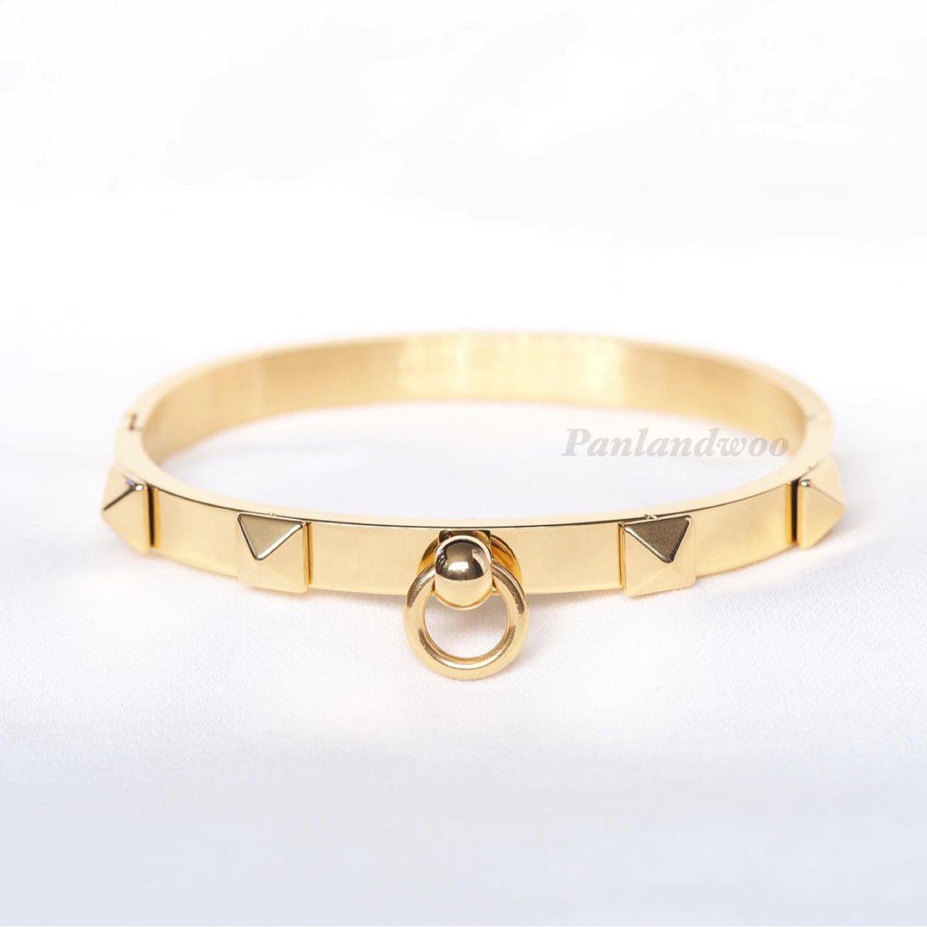 Panlandwoo - Gelang Bangle Titanium Wanita Lock Me - Gambar 9