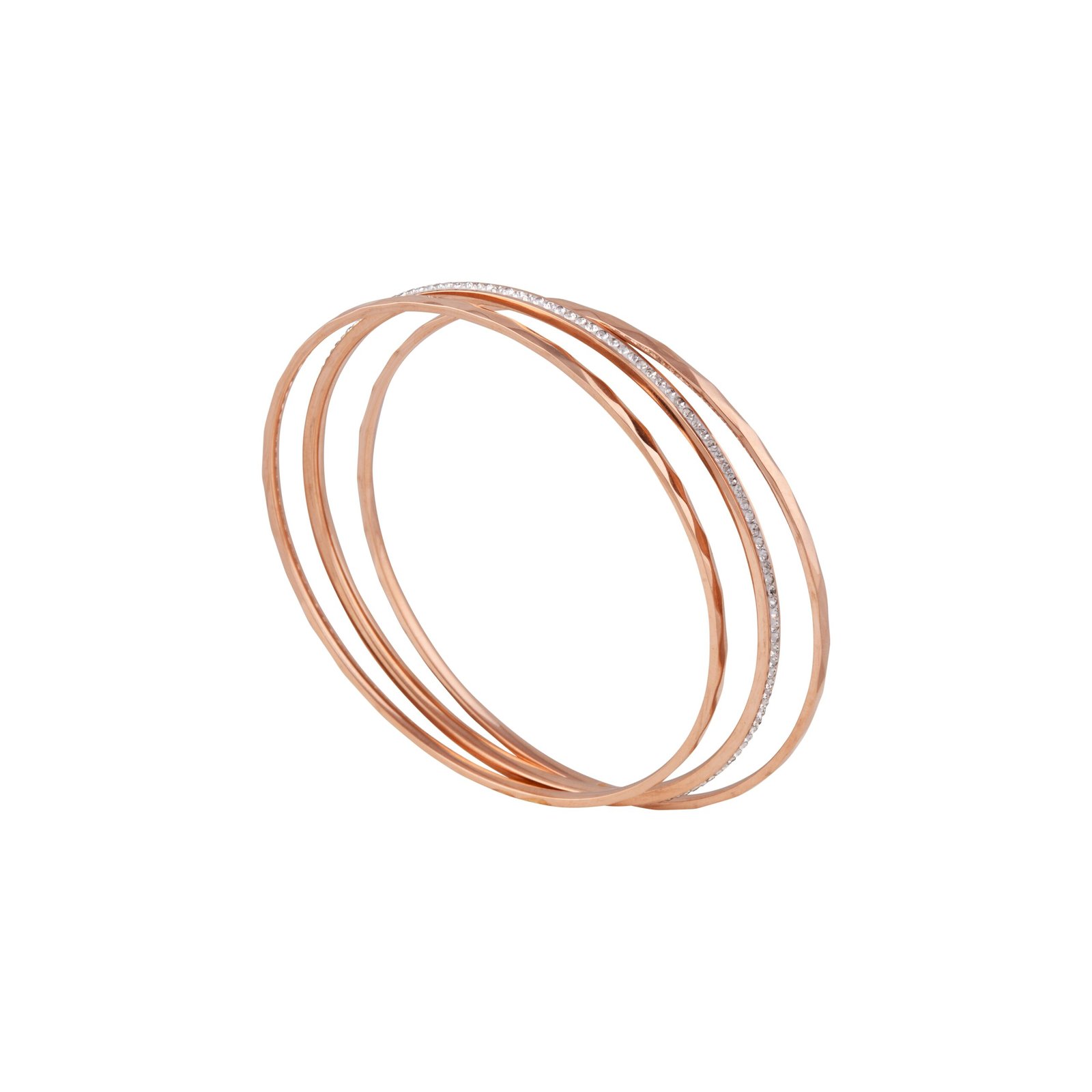 Panlandwoo - Gelang Bangle Set Titanium Wanita Paisley - Gambar 9