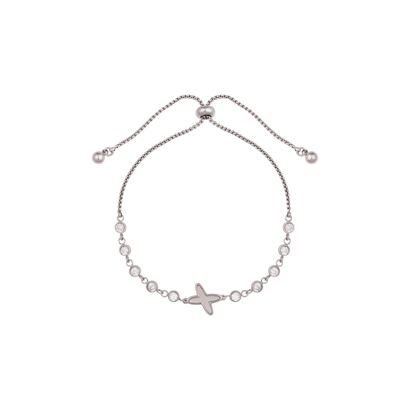 Panlandwoo - Gelang Serut Titanium Wanita Cinzia Adjustable - Gambar 3