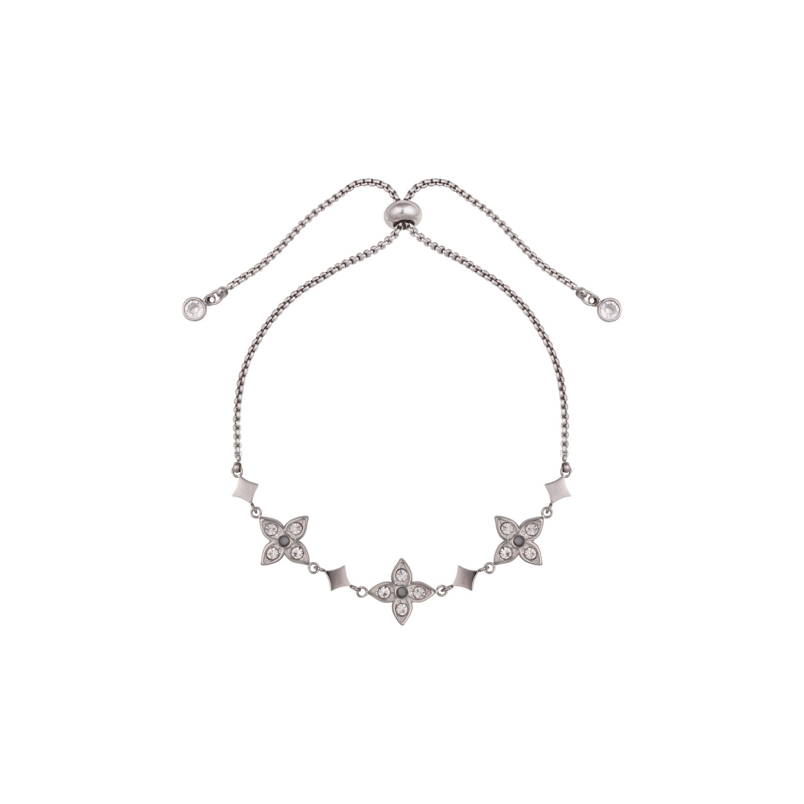 Panlandwoo - Gelang Serut Titanium Wanita Chezarina Adjustable - Gambar 3