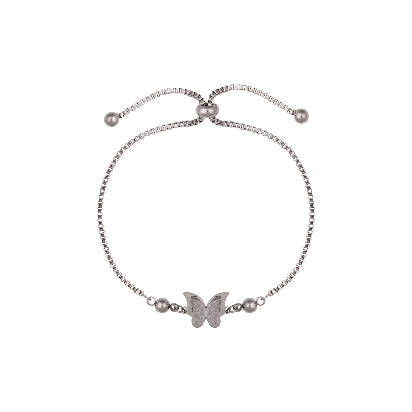 Panlandwoo - Gelang Serut Titanium Wanita Annabella Adjustable - Gambar 3