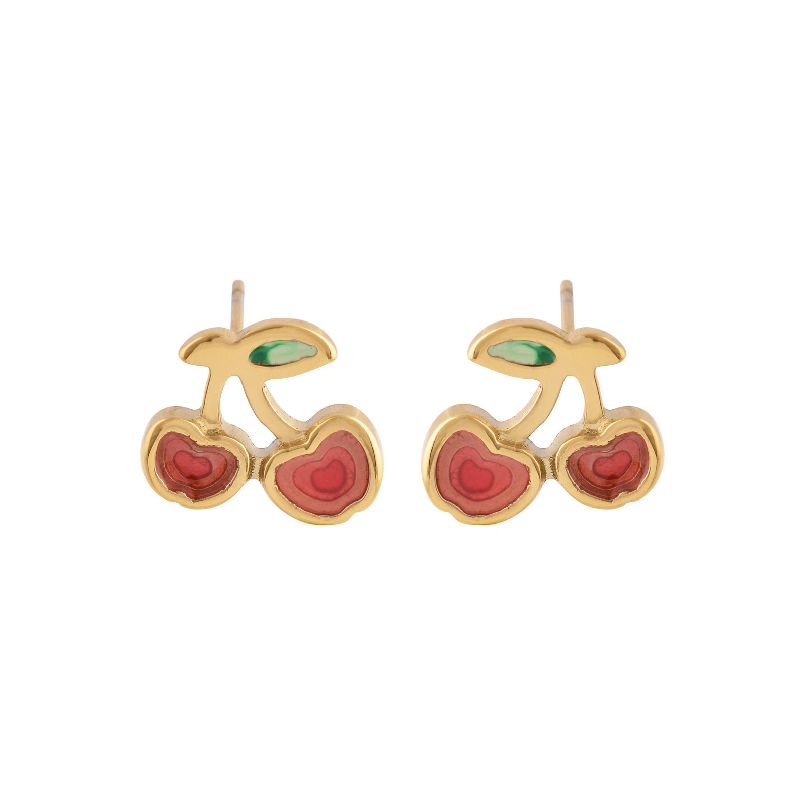 Panlandwoo - Anting Tusuk Titanium Wanita Rike - Gambar 4