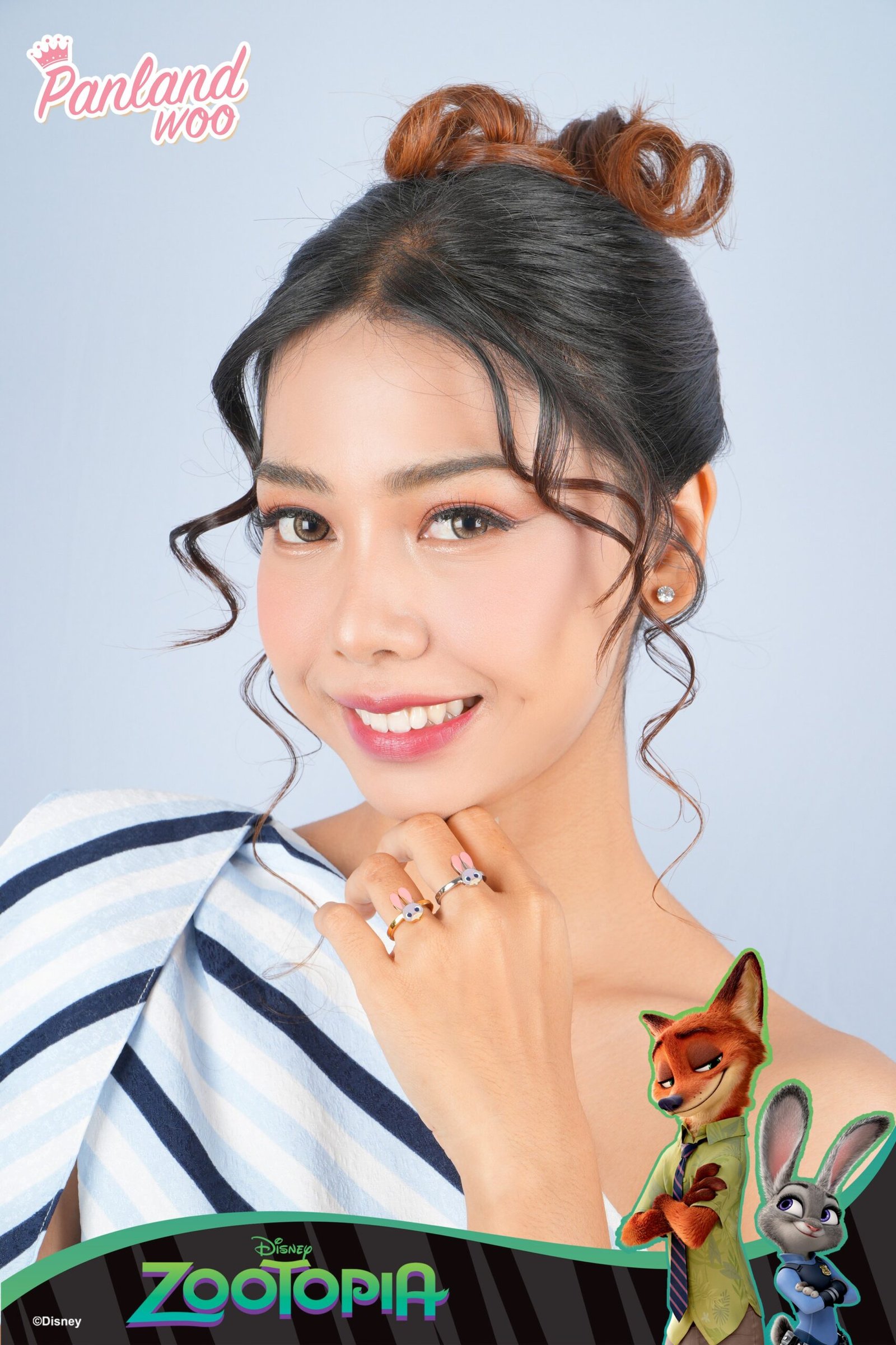 Panlandwoo - Zootopia Collection - Cincin Titanium Wanita Adrina - Gambar 3