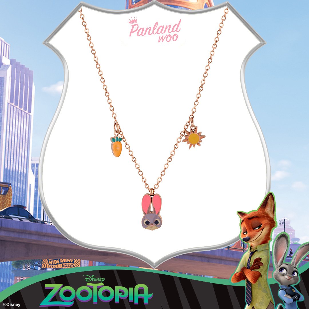 Panlandwoo - Zootopia Collection - Kalung Titanium Wanita Accorsa Adjustable - Gambar 6