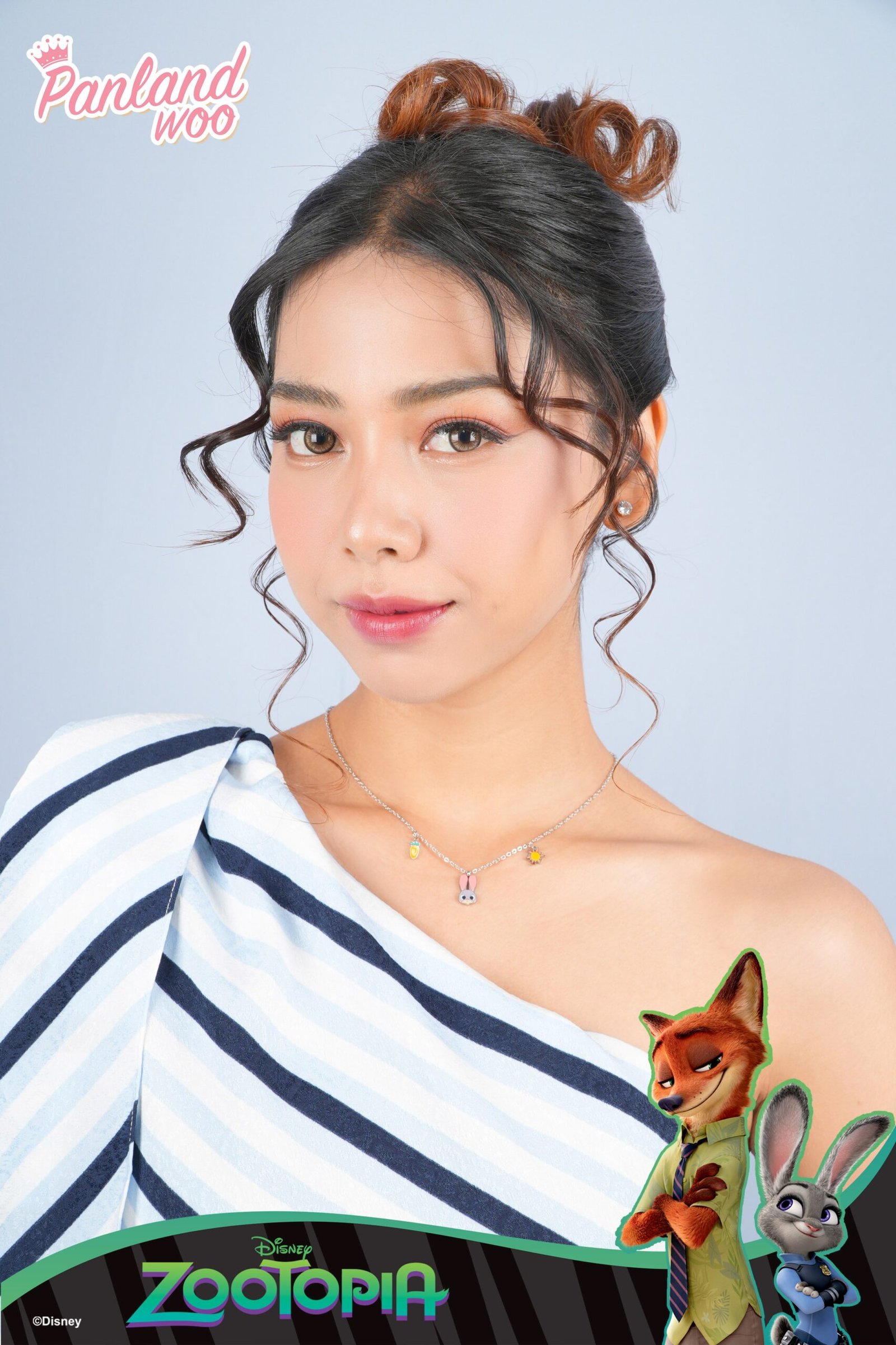 Panlandwoo - Zootopia Collection - Kalung Titanium Wanita Accorsa Adjustable - Gambar 5