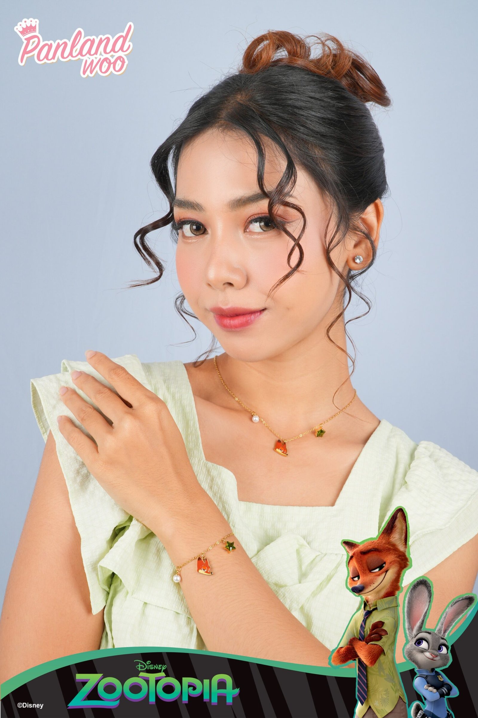 Panlandwoo - Zootopia Collection - Kalung Titanium Wanita Adagio Adjustable - Gambar 5