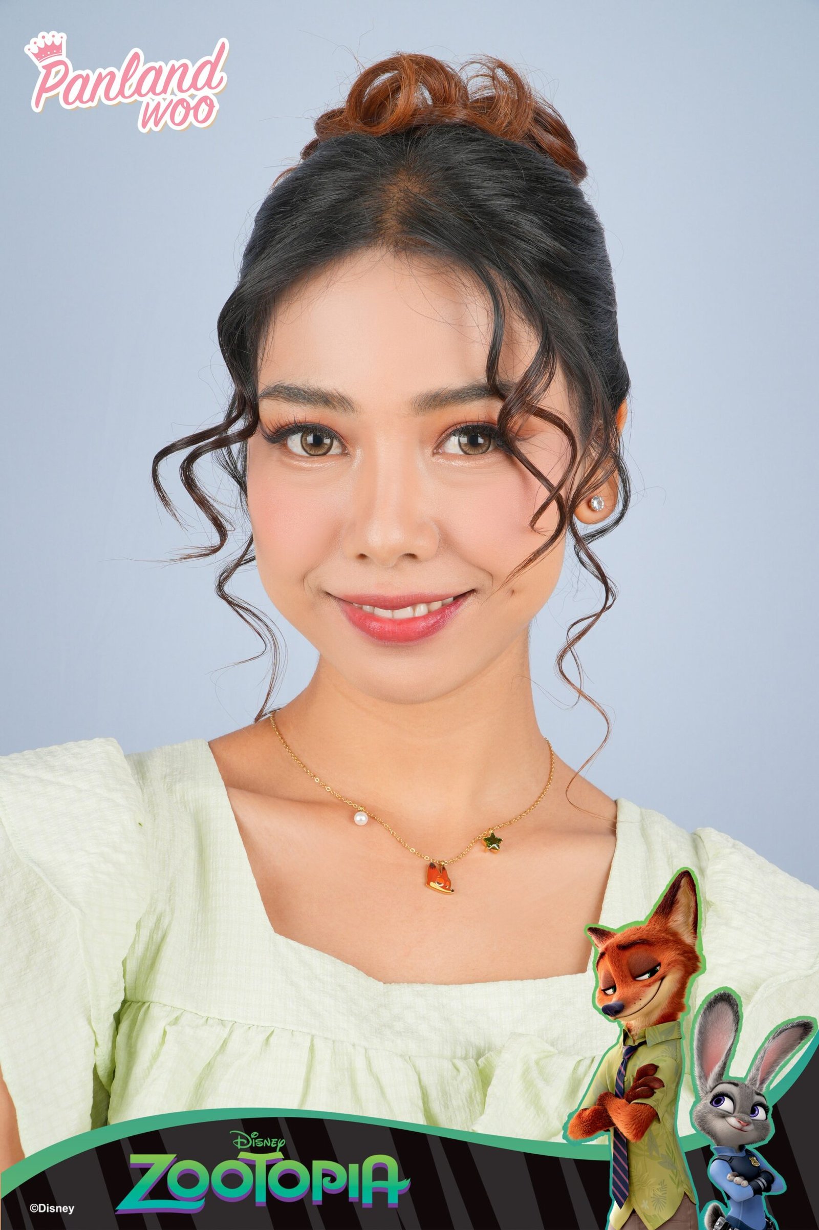 Panlandwoo - Zootopia Collection - Kalung Titanium Wanita Adagio Adjustable - Gambar 3