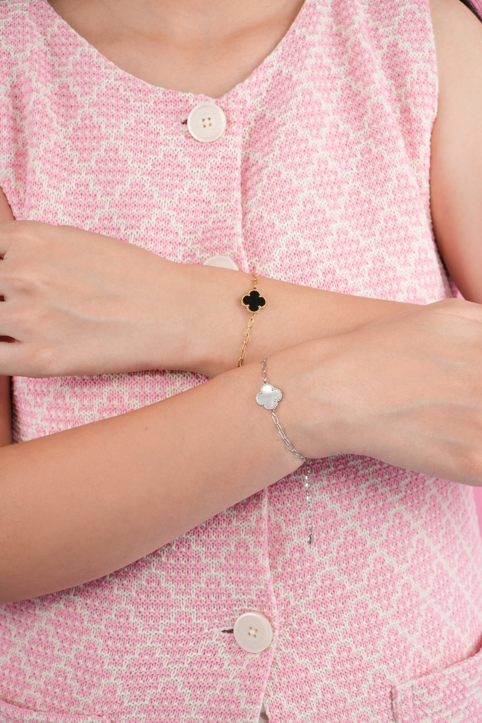 Panlandwoo - Gelang Tangan Stainless Wanita Katniss Adjustable - Gambar 2