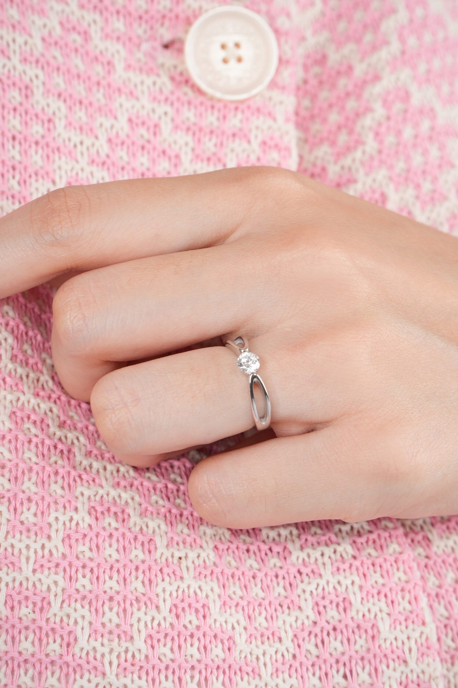 Panlandwoo - Cincin Titanium Wanita Laquita - Gambar 2