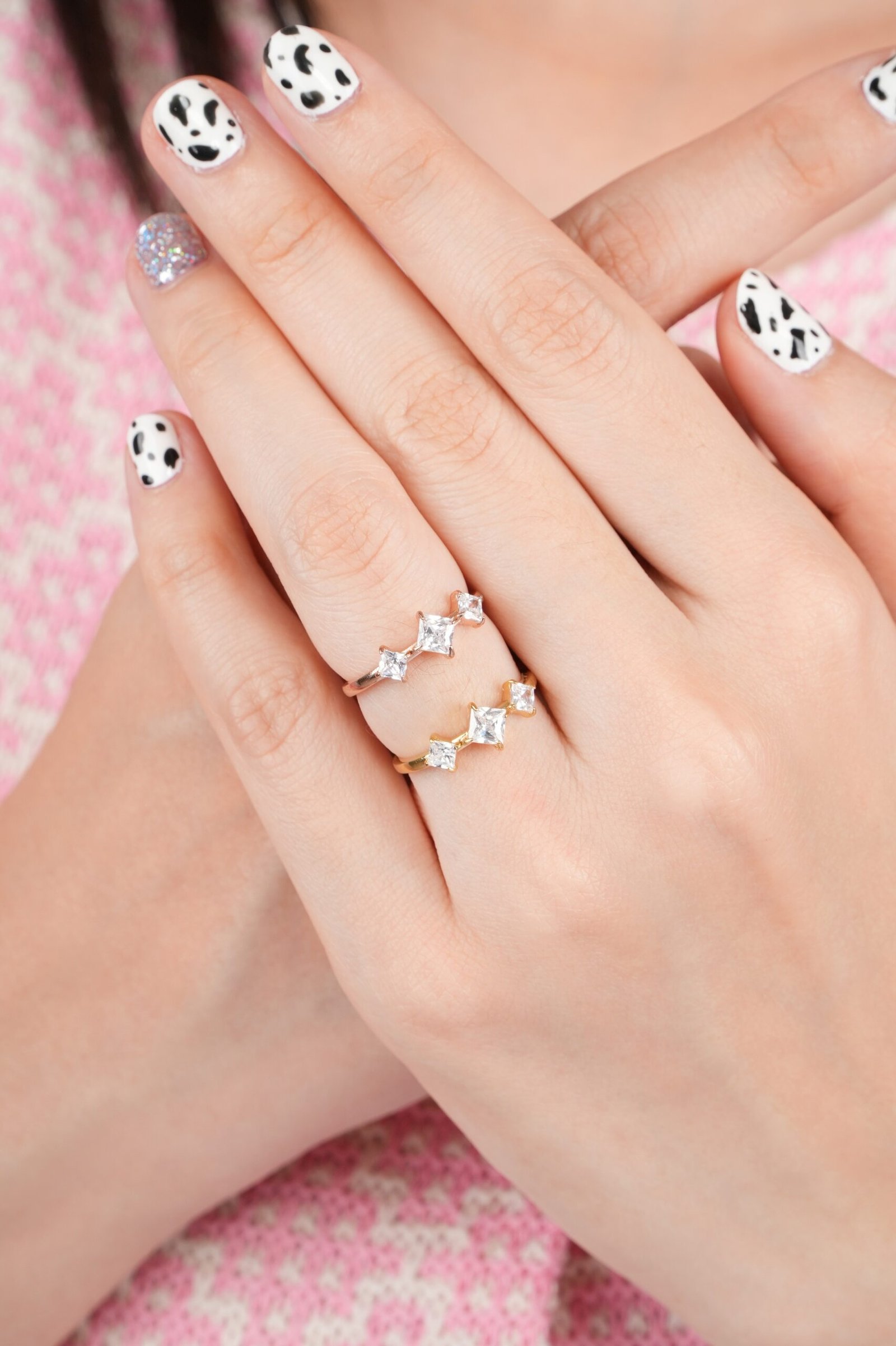 Panlandwoo - Cincin Titanium Wanita Lacole - Gambar 5