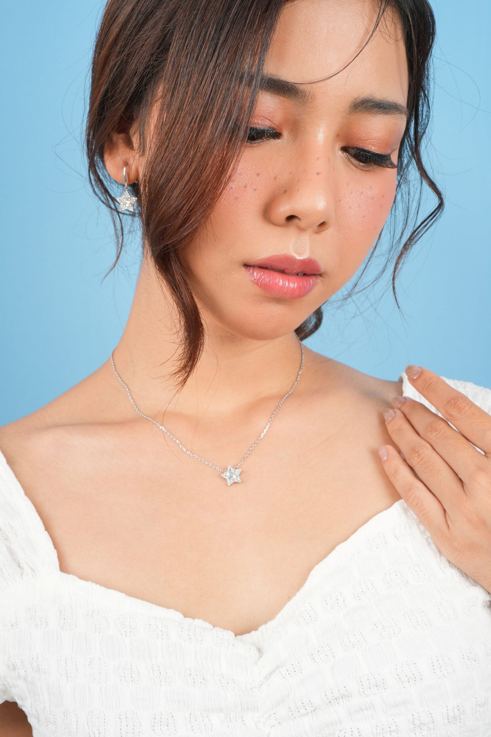 Panlandwoo - Bundling Spesial Januari - Kalung Savina + Anting Savina + Kotak Aksesoris Medium - Gambar 6