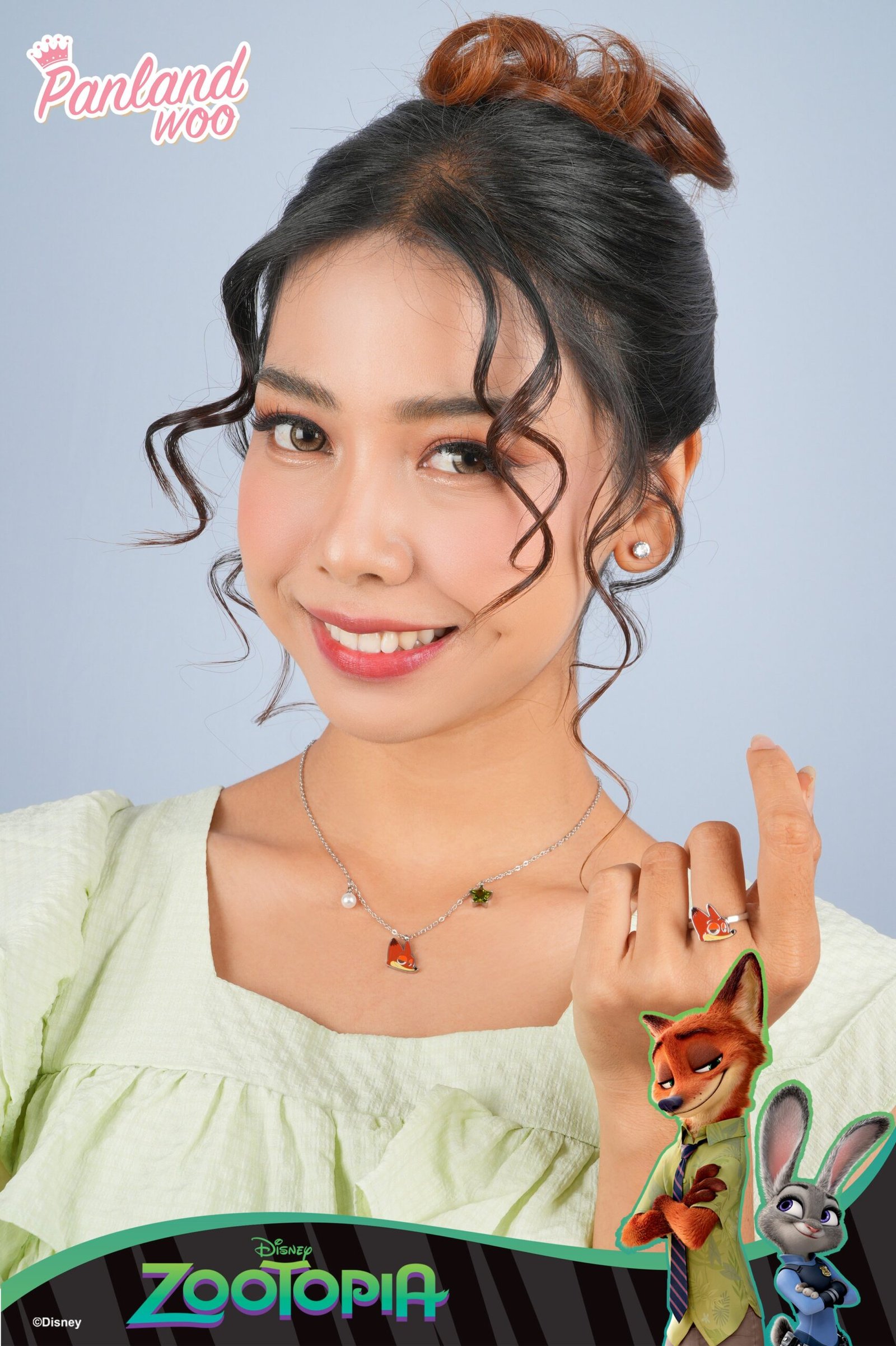 Panlandwoo - Zootopia Collection - Kalung Titanium Wanita Adagio Adjustable - Gambar 8