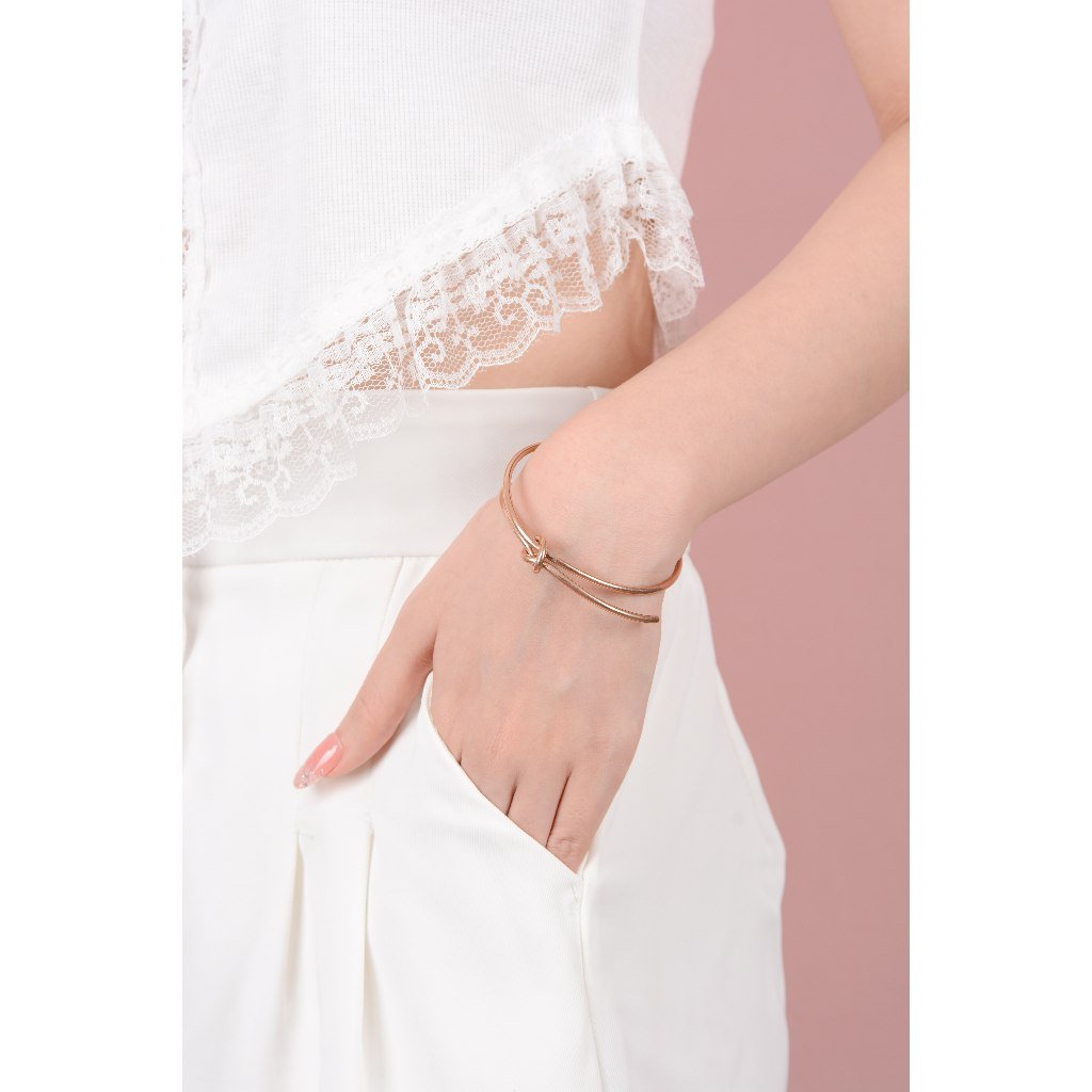 Panlandwoo - Gelang Bangle Titanium Wanita Richy - Gambar 6