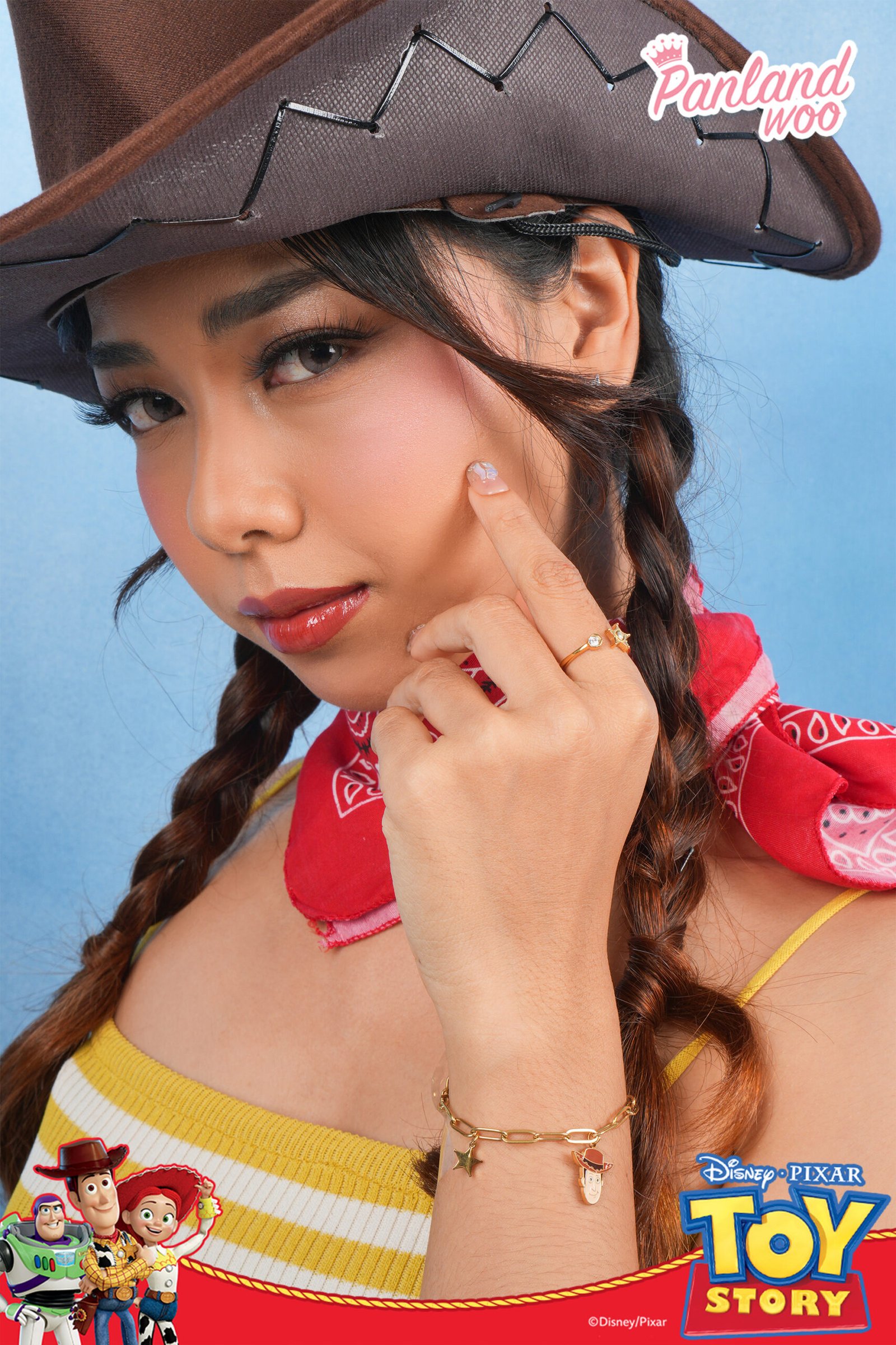 Panlandwoo - Toy Story Collection - Gelang Tangan Titanium Wanita Glenn Adjustable - Gambar 3