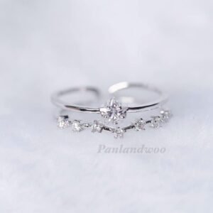 Alternative view of Panlandwoo - Cincin Rhodium Wanita Davika Adjustable