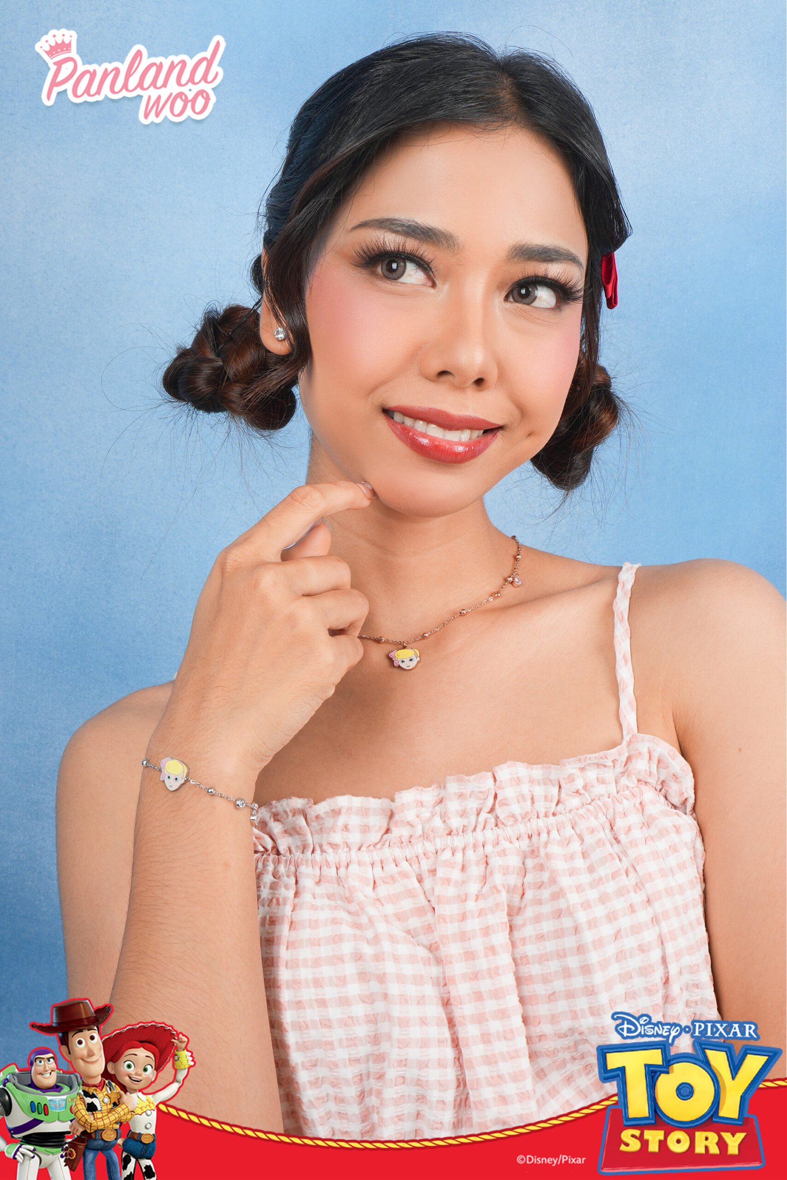 Panlandwoo - Toy Story Collection - Gelang Tangan Titanium Wanita Lassie Adjustable - Gambar 5