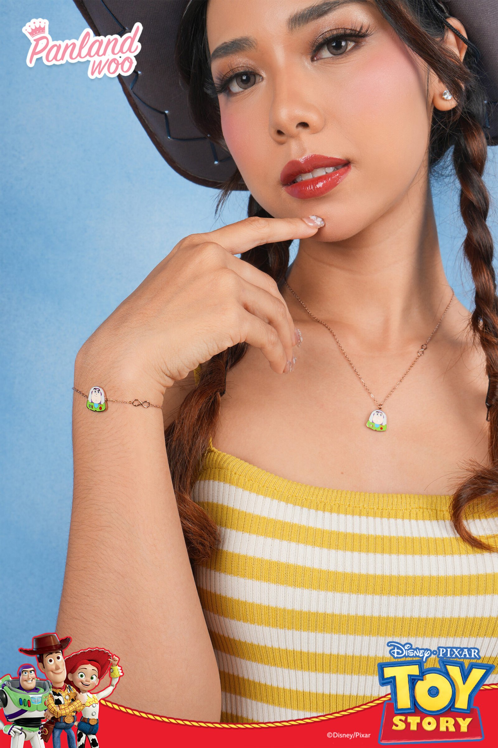 Panlandwoo - Toy Story Collection - Gelang Tangan Titanium Wanita Macaulay Adjustable - Gambar 6