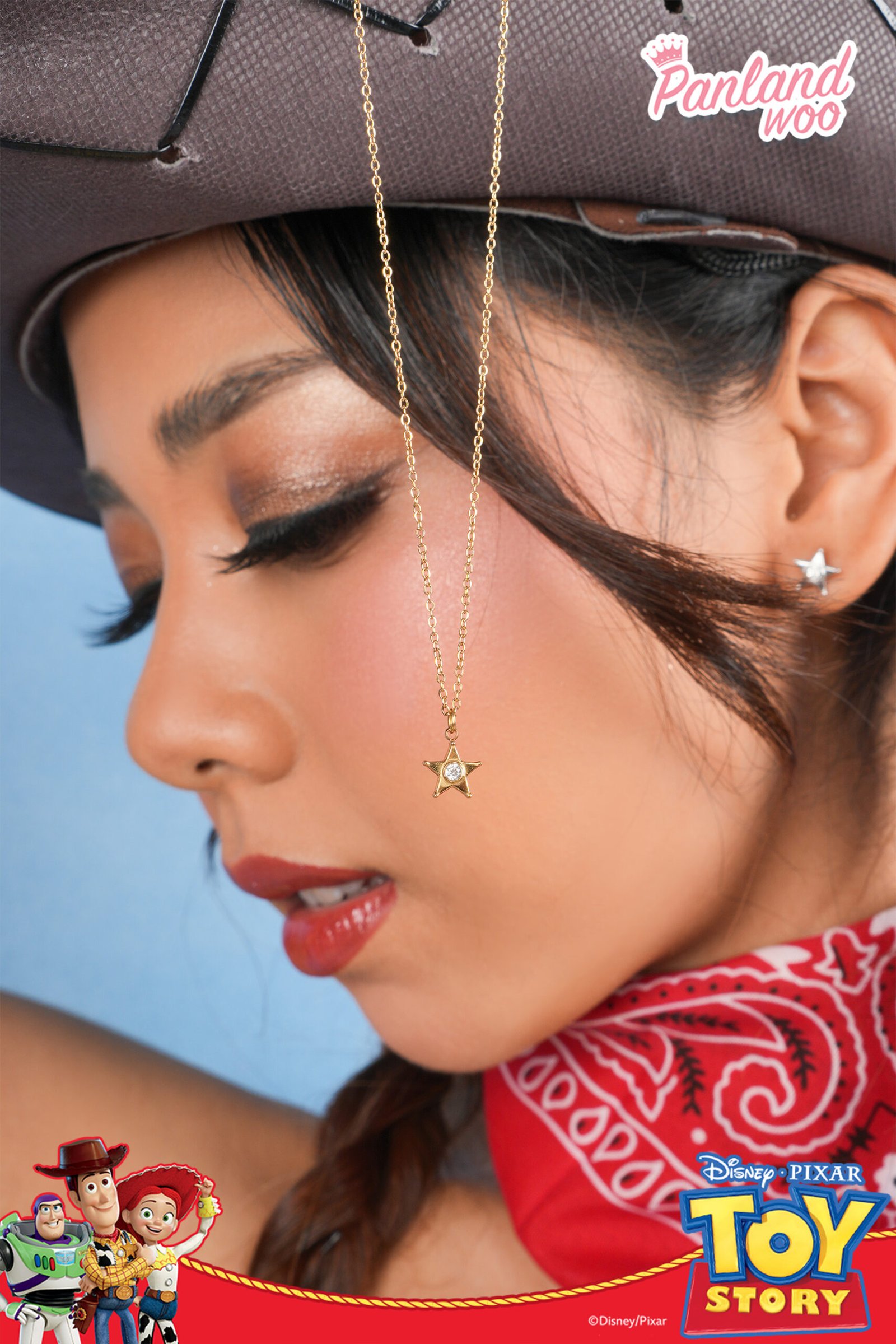 Panlandwoo - Toy Story Collection - Anting Tusuk Titanium Wanita Callean - Gambar 2