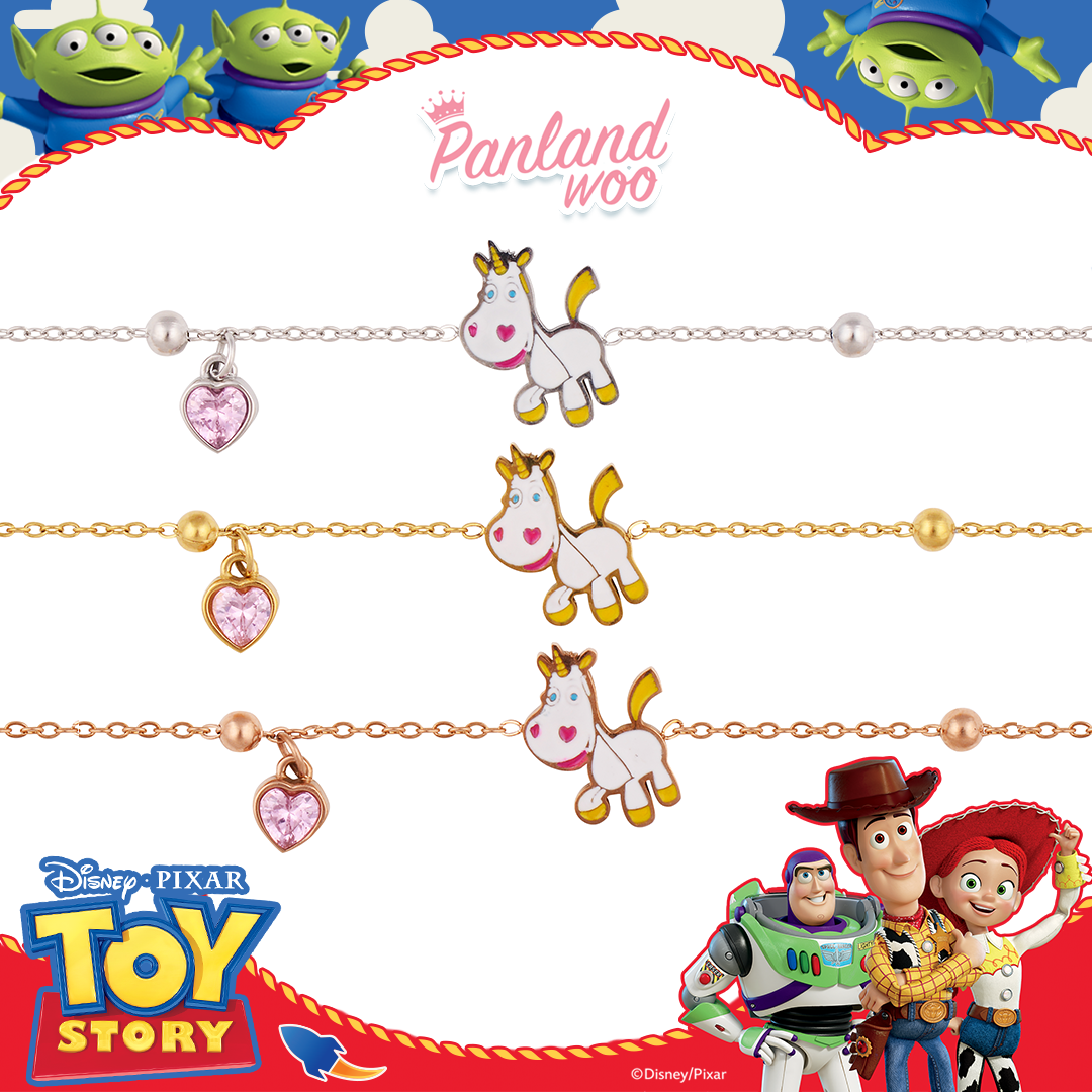 Panlandwoo - Toy Story Collection - Gelang Tangan Titanium Wanita Kincaid Adjustable - Gambar 2