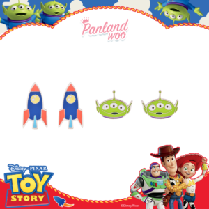 Panlandwoo - Toy Story Collection - Anting Set Titanium Wanita Gordie