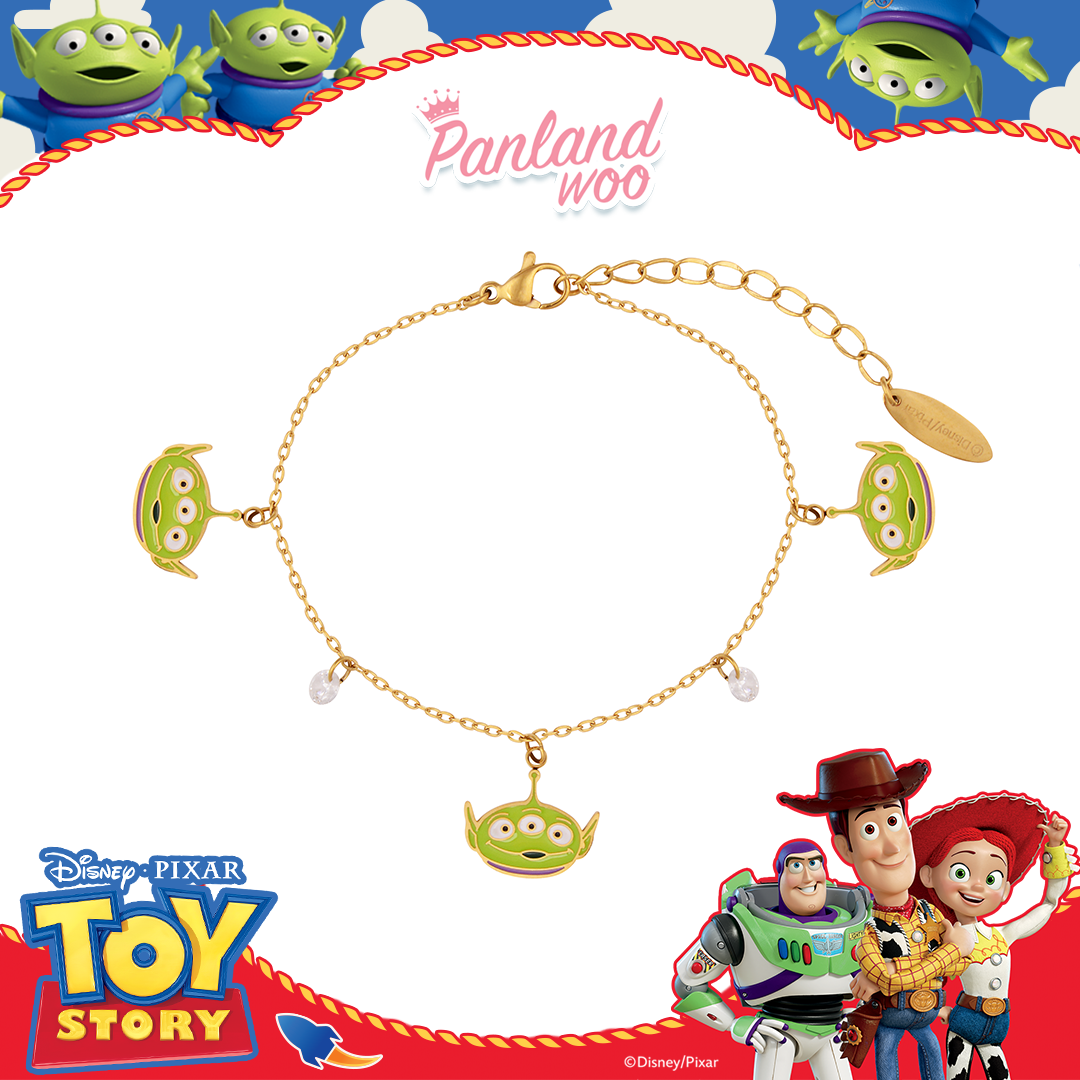 Panlandwoo - Toy Story Collection - Gelang Tangan Titanium Wanita Seldon Adjustable - Gambar 5
