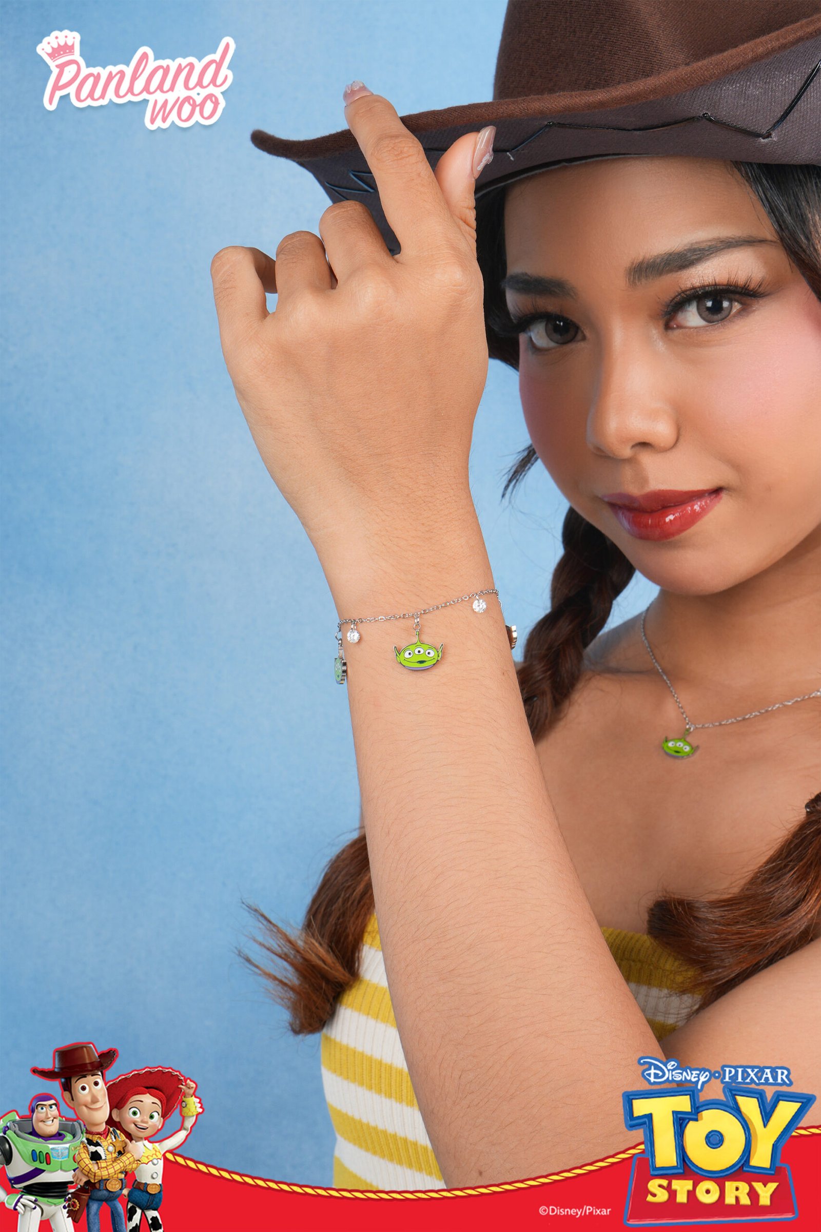 Panlandwoo - Toy Story Collection - Gelang Tangan Titanium Wanita Seldon Adjustable - Gambar 6