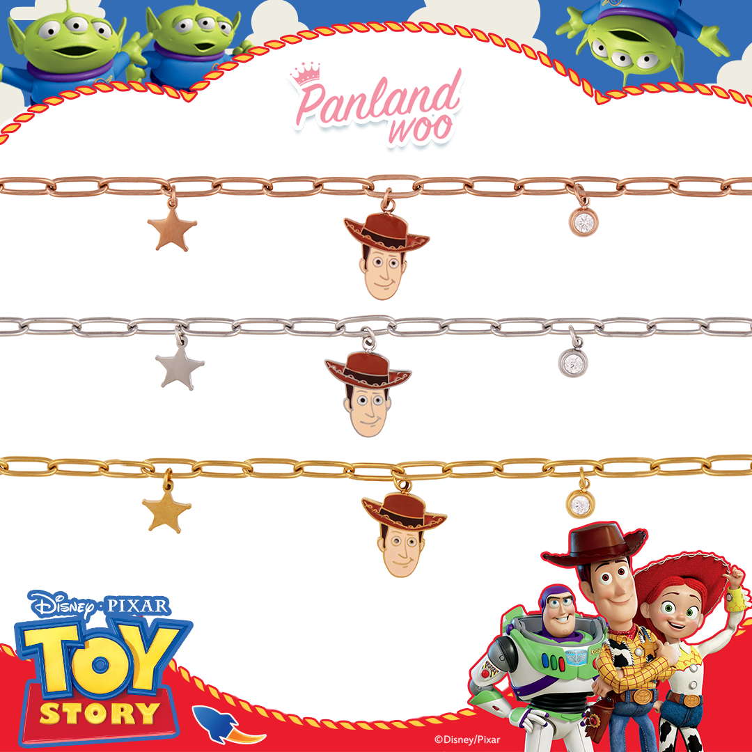 Panlandwoo - Toy Story Collection - Gelang Tangan Titanium Wanita Glenn Adjustable - Gambar 2